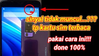 Cara memulihkan sinyal hp yg tidak muncul karena imei tidak terdaftar/ke blokir