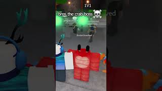 bro MIGHT be the Crab Boss 🦀The Strongest Battlegrounds #shorts #thestongestbattlegrounds #roblox