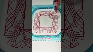 How many rotations did the pen make in total? ?? #Spirograph #satisfying #shorts