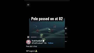 Pele passed 💔 at the of 82 #shorts #shortsfeed