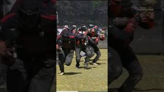 Perfectly timed jump or false start? #speedball #paintball #paintballer