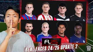 FACEPACK TERBARU FOOTBALL LIFE 24/25, REAL FACES UPDATE 2 (+300) - FOOTBALL LIFE 2025 UPDATE