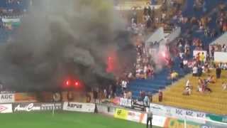 Dynamo Pyroshow in Teplice (FK Teplice - Dynamo Dresden | 18/07/15)