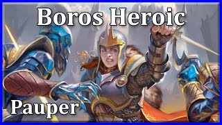 Pauper MtG: Boros Heroic | Testing and redesigning with chat