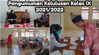 Pengumuman Kelulusan Kelas IX SMP N 1 Kalibawang 2021/2022