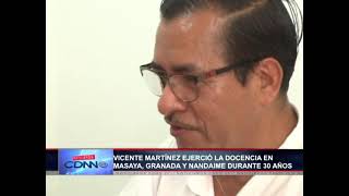 Vicente Martínez ejerció la docencia por 30 años.