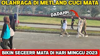 Minggu berada‼️Olahraga di Metland hari minggu Cuci mata bikin segerrr