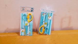 Unboxing and Review of Plastic Paper Craft Safety Scissors Paper Art and Craft Scissors, Students