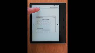 Kindle Oasis 3 Vocabulary builder aplikacja do nauki słówek