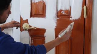 How to Paint a Stained Door - Peak Pro Painting - Denver, Colorado