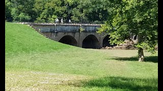 Hiking the C&O Canal at the Monocacy Aqueduct, Sept 6, 2021