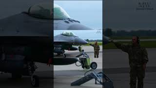 F-16 Fighting Falcon Aircraft Exercise in Northern Lightning