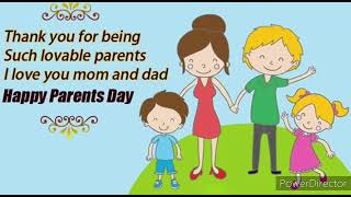 Happy parents day whatsApp status/happy parents day status..