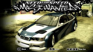 Semua Mobil Yang Ada di Garasi Need For Speed Most Wanted