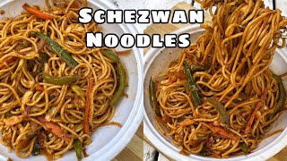 Schezwan Noodles | Spicy Schezwan Noodles Recipe | Easy Noodles Recipe