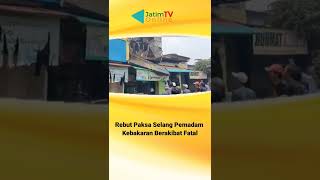 Warga Paksa Rebut Selang Damkar