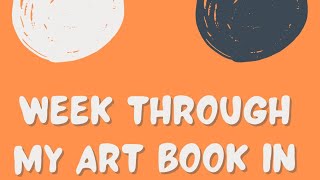 Art vlog: Look through my art book, creative slump and recovery a week later! ✨️🎨🎨💜🧡