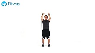 How To Do: Resistance Band Shoulder Press - Arnold | Shoulder Workout Exercise