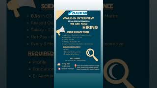 #daikin#walkininterview#arts#diploma#graduate#latest#job#jobsearch#jobsearch#jobseekers#andrapradesh