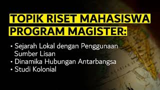 Program Magister Ilmu Sejarah