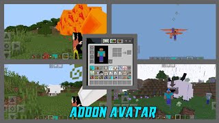 ADDON AVATAR ADA DI MINECRAFT PE?!BURUAN COBAIN....