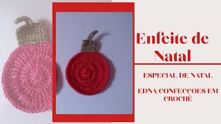 Enfeite de Natal em Crochê