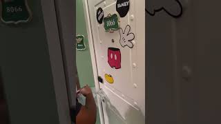 Stateroom Tour on Disney Wish | Decorating Stateroom Door on the Wish | Deck 8 | Part 3