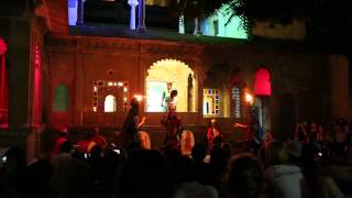 fire dancing, Udaipur, India