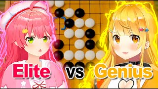 Gomoku Showdown: Miko vs. Mel - Epic Battle of PON in Three Matches [hololive/ Eng sub]