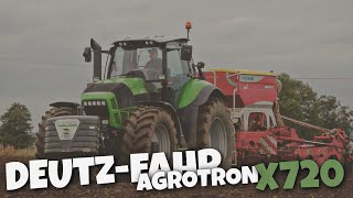 Siew z Dużym Zapasem Mocy ㋡ Deutz-Fahr Agrotron X720 & Pöttinger Terrasem C4 ☆ AGRO Wiesniak™