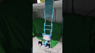 Lego Spike swinging child with assembly instructions  ילד מתנדנד על נדנדה מלגו ספייק עם הוראות הרכבה