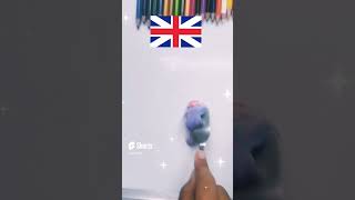 what color do mixed flag makes?? #satisfying #paintmixing #asmart #shorts