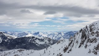 Bluebird ski day at Snowbird