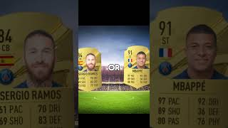 Sergio Ramos like or Mbappe subscribe