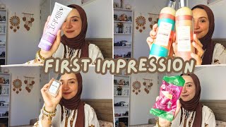 رأيي المبدئي في شويه حاجات جديده - First impression haul