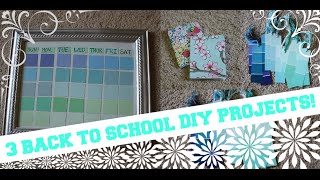 3 Back To School DIY Projects (CinDIY Friday)