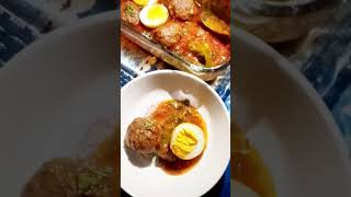 chicken kofta curry🍥#sarapositivelife #cookingshorts #cooking #trending #trendingshorts #viral #vlog