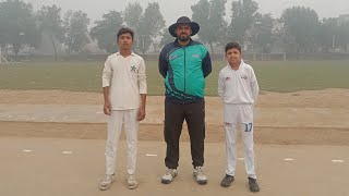 Today Done Umpiring At Junior Cricket Match Between Lucky Star Cricket Academy And SS Cricket Club