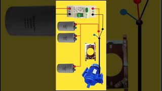 Single phase 2 HP Motor connection complete #connection #diagram @bakhshtechnical