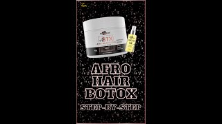 RenewHair ABTX Afro Hair Bottox RenewHair Professional #afrohair #afrosmoothing  #keratintreatment