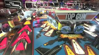 Williams F14 Tomcat Rethemed Pinball Machine Mod To A Top Gun Pinball