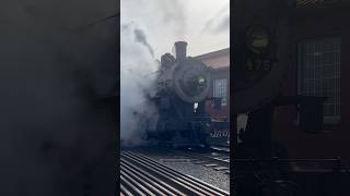 ⁴ᴷ N&W #475 Cloud of Steam #shorts #steamtrain