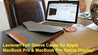 Lavievert Felt Sleeve Cases for Apple MacBook Pro & MacBook Pro Retina Display