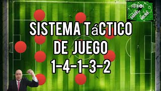 Fútbol Sistema de Juego Táctico 1-4-1-3-2