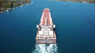 MV Indiana Harbor, upbound St. Clair River.