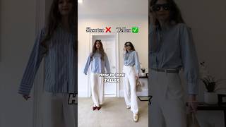 Styling Hacks to Look Taller for Petites #howto #fashionhacks