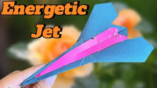 How To Make Energetic Jet Origami Paper Airplane