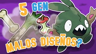 🤔Hablemos de Pokemon BLANCO y NEGRO y sus "MALOS DISEÑOS"