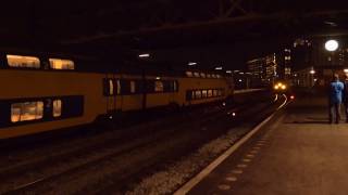 NSI 1739+Laatste City Night Line+NSI BR 186 237 komen op de tyfoon aan op Amsterdam Centraal!