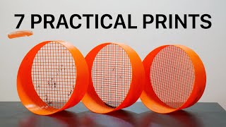 7 actually PRACTICAL 3D prints